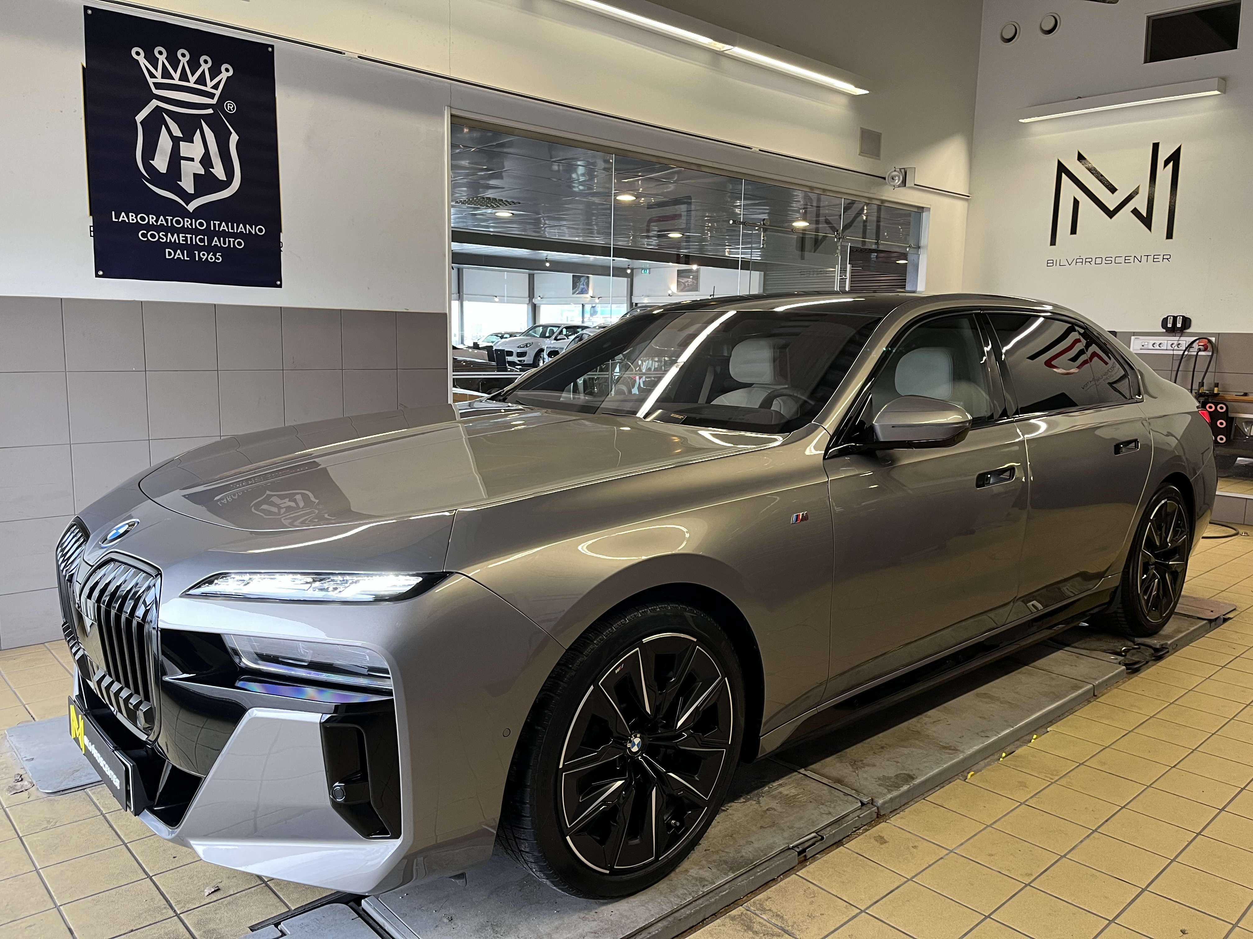 BMW 7-serien i vår verkstad